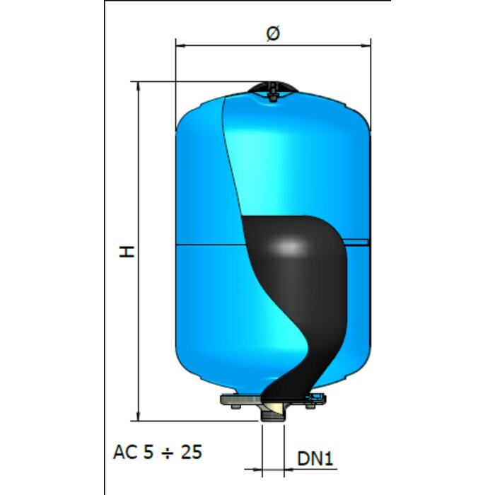 Vase d'expansion à membrane - ELBI-1