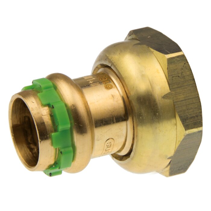 Manchon cuivre droit à écrou tournant - AIPS - Spécial eau - Femelle - A sertir