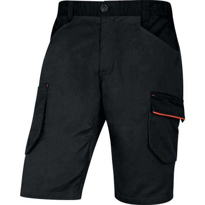 Bermuda de travail – DELTA PLUS – Mach 2 - Gris/Orange -1