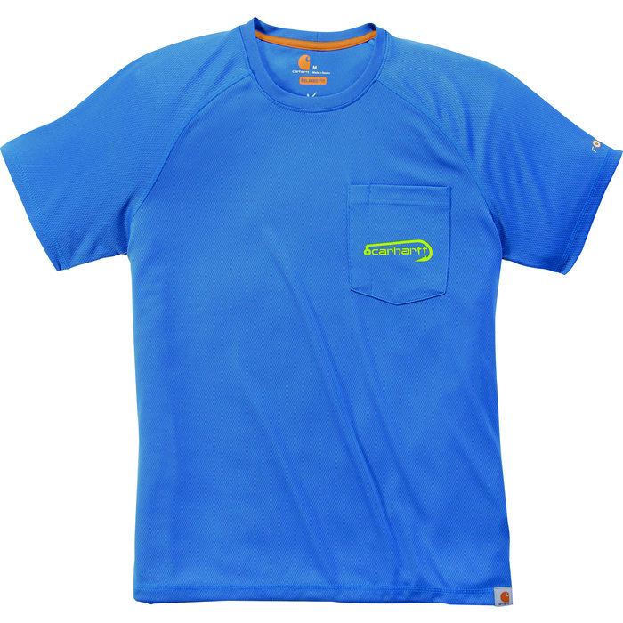T-shirt homme - Fishing - Carhartt - Bleu