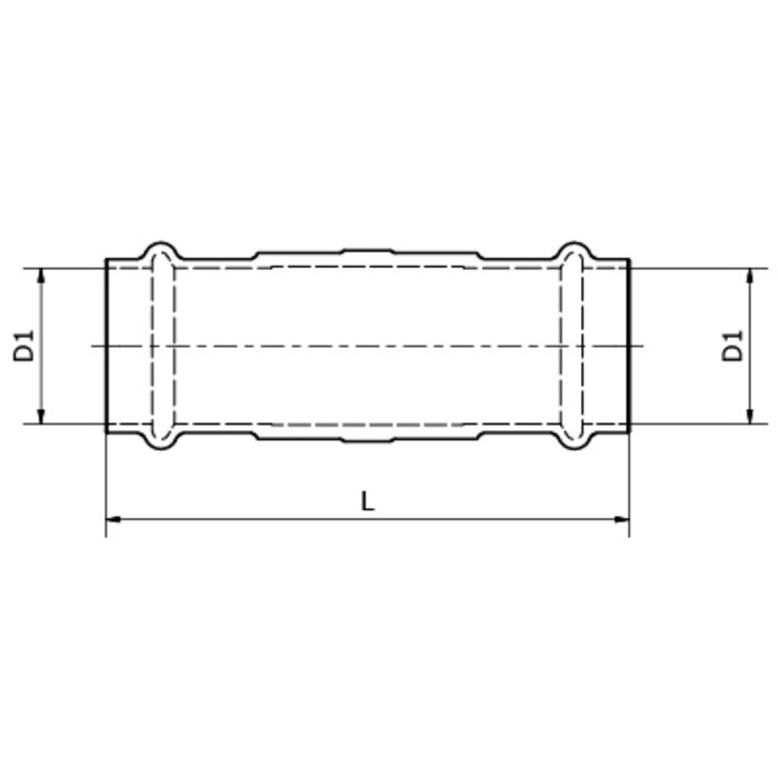Manchon coulissant cuivre – CONEX BÄNNINGER – FF – À sertir – Ø28 mm – Eau-1