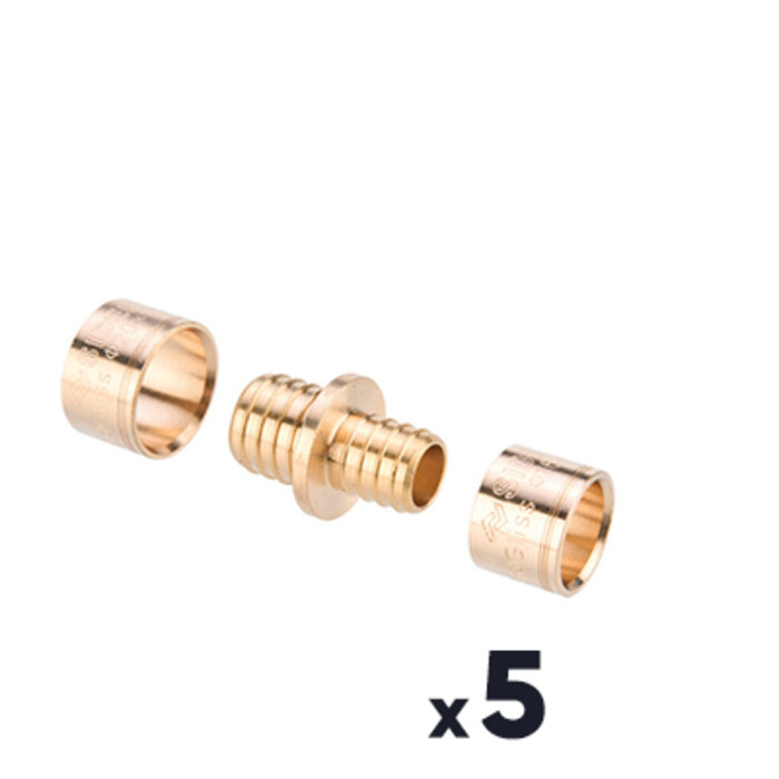 Lot de 5 raccords PER réduit - SIDER - SidGliss - A glissement -1