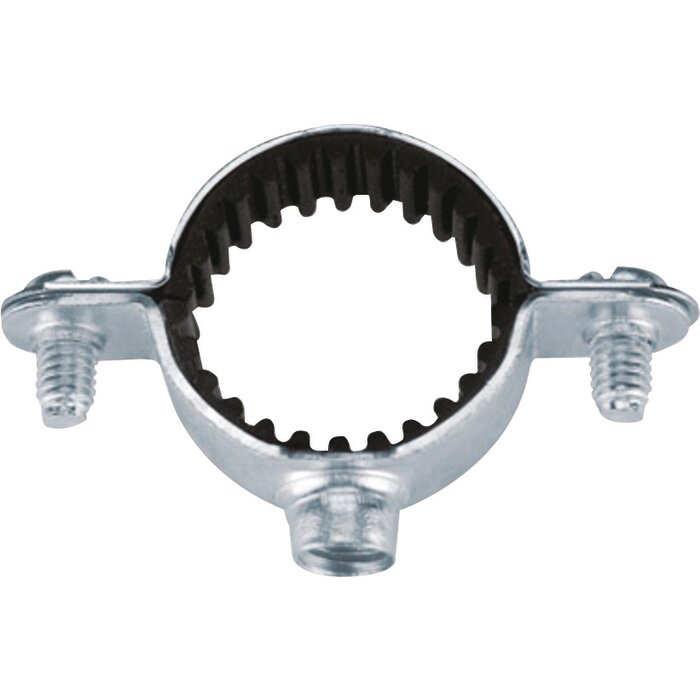 Collier de fixation isophonique - SIDER - Fixation simple - Acier zingué -1