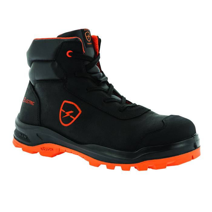 Chaussures de sécurité montante - Evolt - Parade - Noir et orange -1