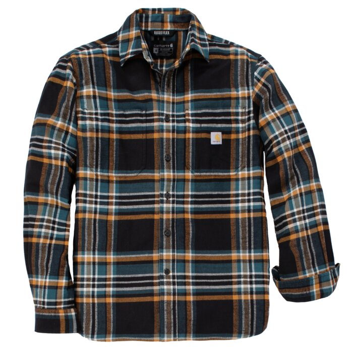 Chemise de travail à carreaux - CARHARTT - Rugged Flex - Manches longues - Coton -1