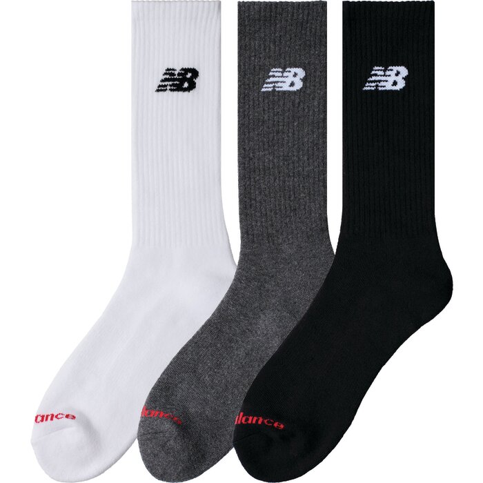 Chaussettes hautes – NEW BALANCE – Everyday Crew Socks – lot de 3 paires-1