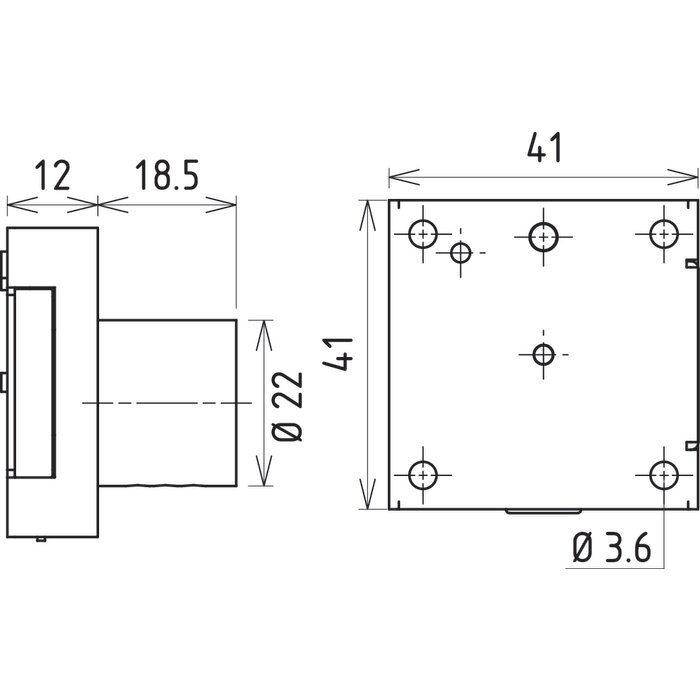 Serrure de meuble a cylindre rond – DEVISMES -1