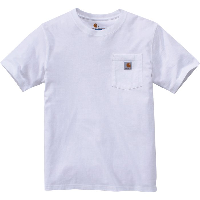 Tee-shirt - Workwear - Carhartt - Manches courtes - Blanc -1