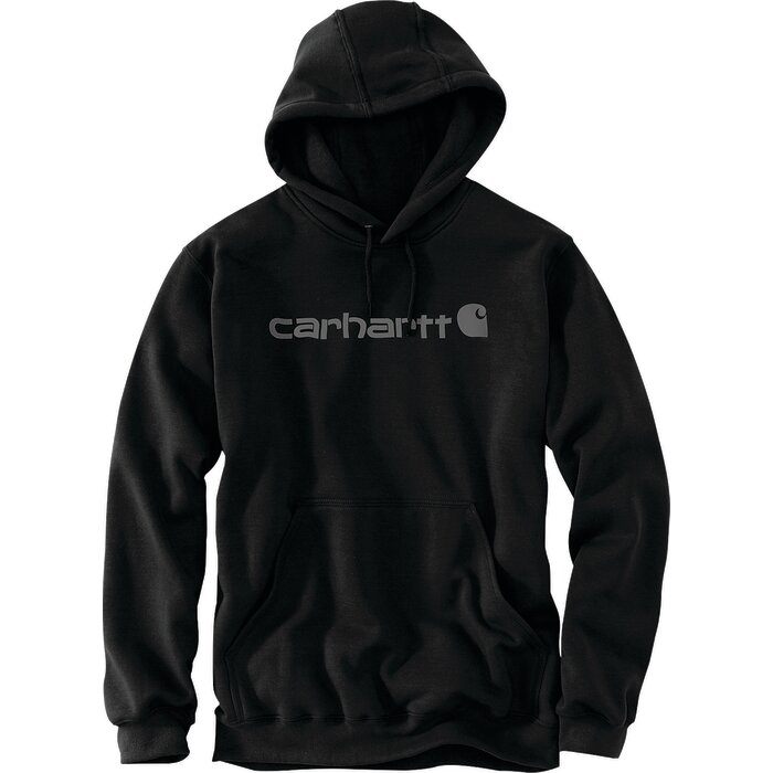 Sweat à capuche - CARHARTT - Signature Logo Hooded Sweat - Noir-1