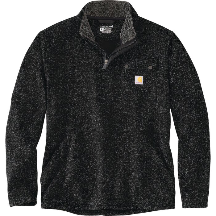 Pull polaire demi-zip - CARHARTT - Wayland - Vert forêt/noir-1