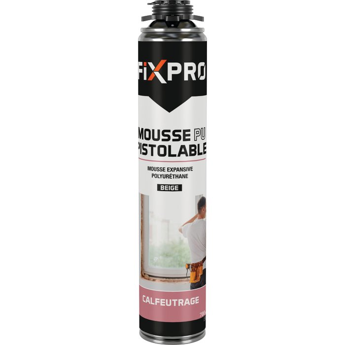 Mousse PU pistolable - Fixpro - 700 ml