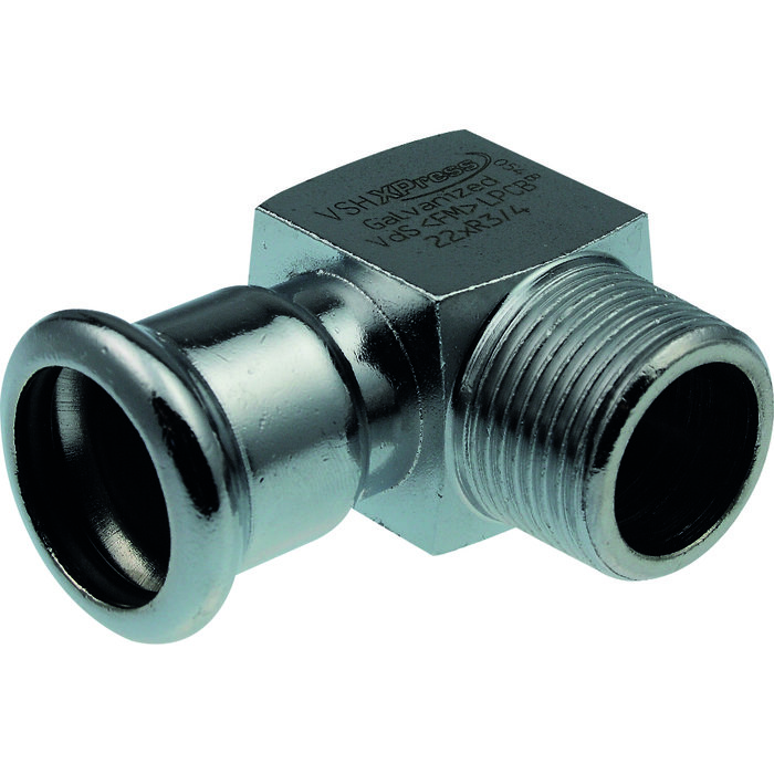 Raccord équerre 90° VSH Xpress - Aalberts integrated piping systems - Femelle / Mâle 