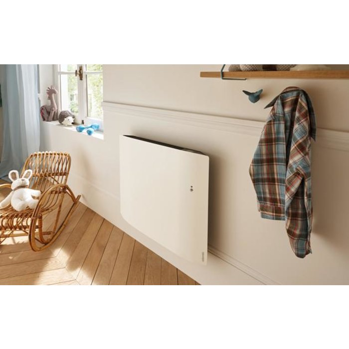 Radiateur bloc fonte ATLANTIC - Divali Connecté Lumineux - Blanc-4