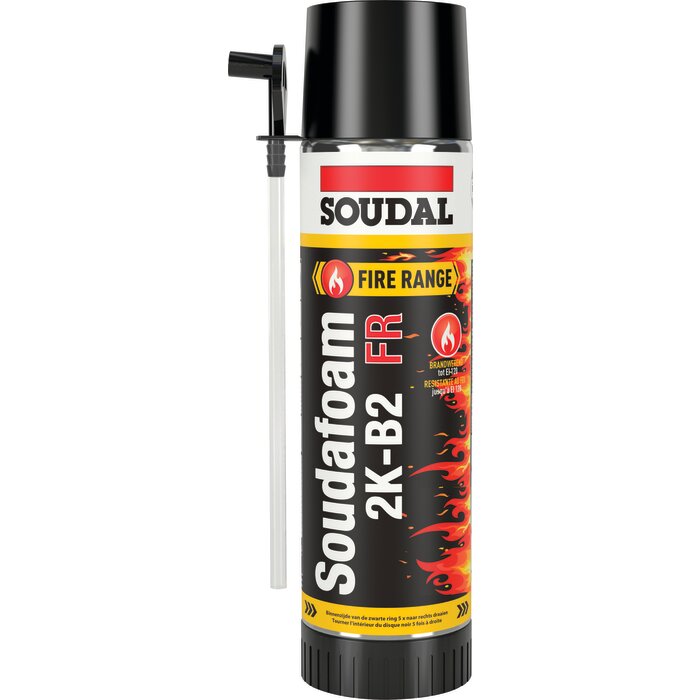 Mousse PU - SOUDAL - Soudafoam FR 2K-B2 - Coupe-feu - Polyuréthane