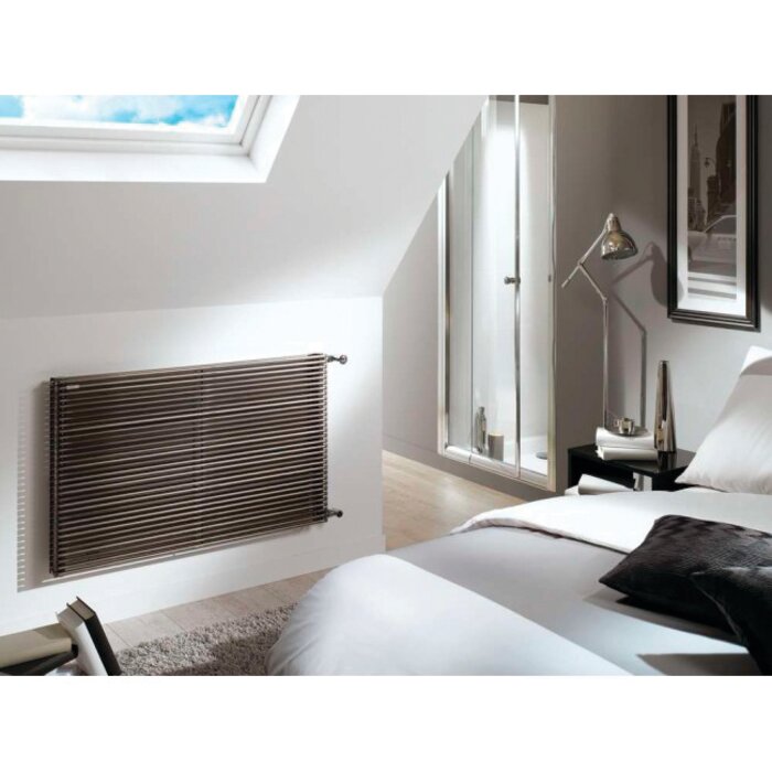 Radiateur eau chaude - ACOVA - Striane - Horizontal double - Blanc