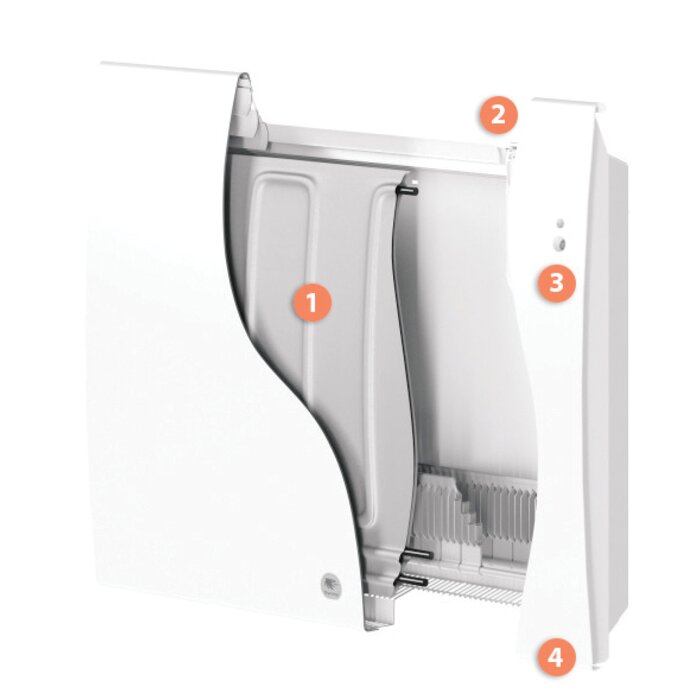 Radiateur bloc aluminium THERMOR – Ingénio 4 – Blanc mat-5
