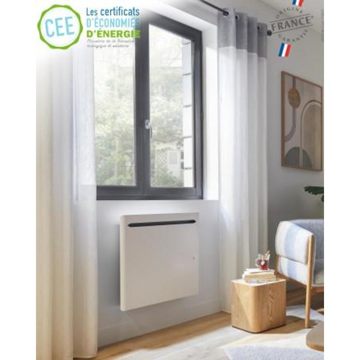 Radiateur chaleur douce INTUIS - Sensual - 2000W - Blanc - Horizontal - NEM2487SEEC-5