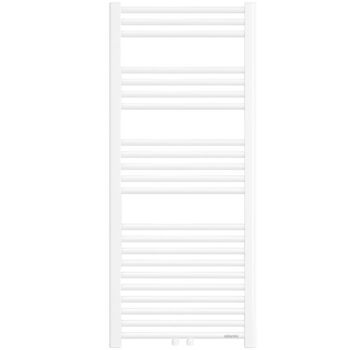 Sèche serviettes - 2012 - Atlantic - Vertical - Blanc - Raccords centrés-1