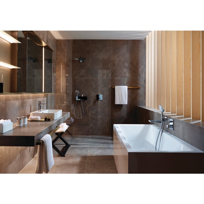 Douchette à main 3 jets - HANSGROHE - Raindance Select S 120 EcoSmart - Blanc et chromé-3