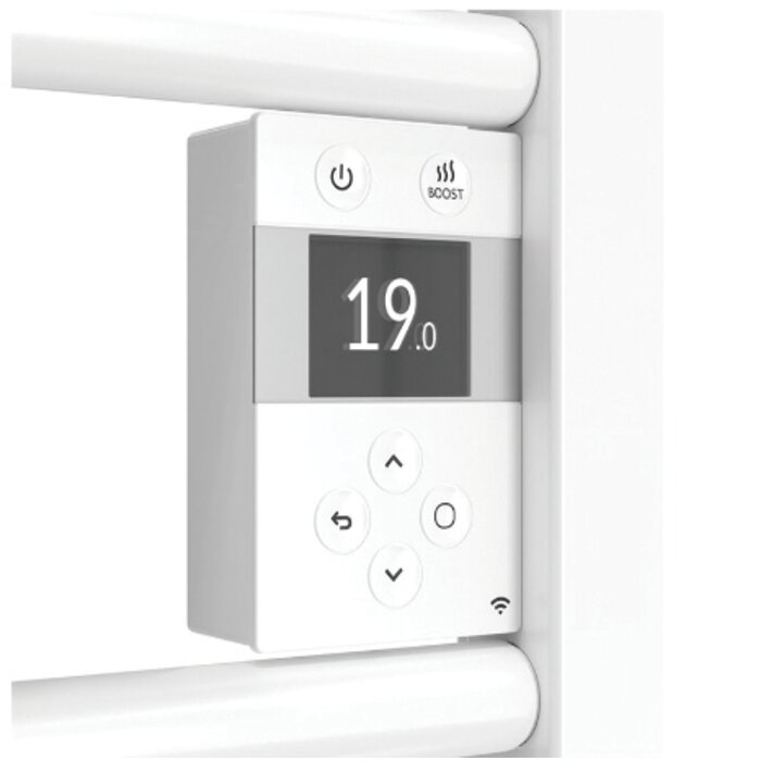 Sèche-serviettes ATLANTIC – Doris digital – Sans soufflerie – Blanc brillant-3