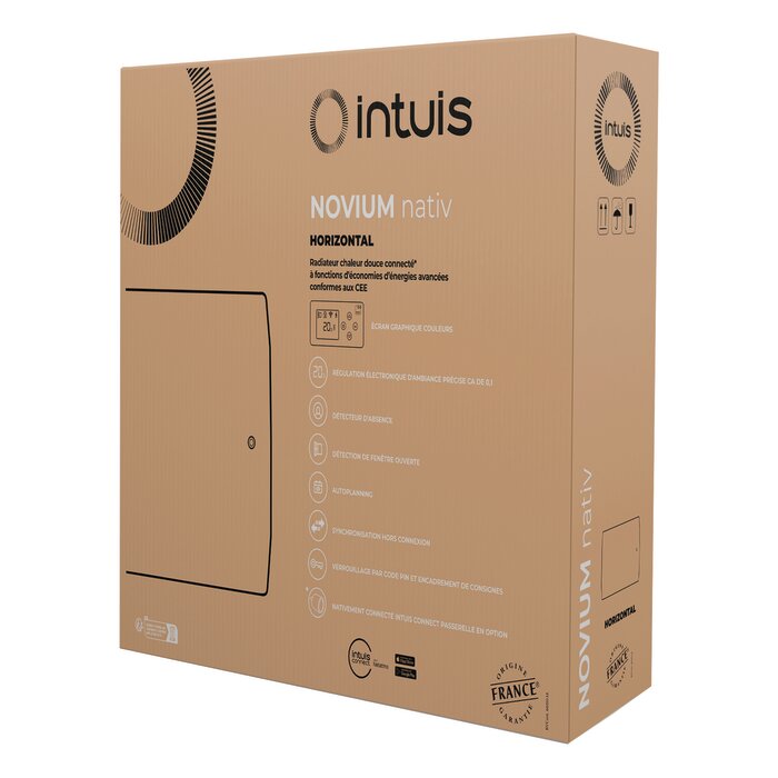 Radiateur bloc aluminium - INTUIS - Novium Nativ - Blanc-6