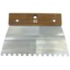 Peigne cambré - Outibat - Acier - Denture carrée 8 x 8 mm - Longueur 220 mm