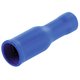 Cosse cylindrique Dhome - Femelle - Bleu - Diamètre 4 mm - Vendu par 10