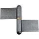 Paumelle de grille forte - 107 x 159 mm - Lames dans l'axe - Monin
