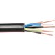 Câble rigide industriel U1000 R2V noir - 5G6 mm² - Au mètre - Lynelec