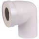 Pipe WC courte à 90° - Mâle - Diamètre 100 mm