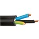 Câble rigide industriel U1000 R2V noir - 3G6 mm² - Au mètre - Lynelec