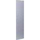 Plaque de propreté à coller - Aluminium - Argent - Dimension 220 x 60 mm