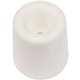 Butoir rond caoutchouc blanc creux - Ø 30 x 32 mm - Civic industrie