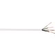 Câble souple domestique H05 VV-F blanc - 4G0,75 mm² - Couronne de 50 m - Lynelec