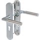 Ensemble béquille sur plaque Code-it - Double - Inox