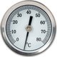 Thermomètre à cadran axial Distrilabo - Diamètre 40 mm