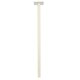 Pied pour boîte aux lettres - BURG WACHTER – Beige - Tube Ø 40 x 1150 mm 
