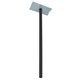 Pied pour boîte aux lettres - BURG WACHTER – Noir - Tube Ø 40 x 1150 mm 