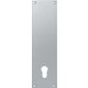 Contre-plaque pour porte palière -  Aluminium - Argent