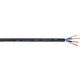 Câble rigide industriel U1000 R2V noir - 4G6 mm² - Au mètre - Lynelec