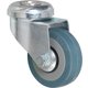 Roulette bleu à œil pivotant - Ø 80 mm - Série S19 - Caujolle