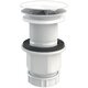 Bonde de lavabo Hygiénique - DELABIE  - Sans garde d'eau - Débit 36L/min