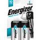 Pile alcaline – ENERGIZER – C/LR14 – 1,5 V – Max Plus – Vendu par 2