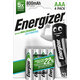 Pile rechargeable – ENERGIZER – AAA/HR03 – 1,2 V – Recharge Extreme – Vendu par 4