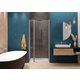 Porte pivotante - Arty - LEDA - Avec partie fixe ligne - H.200 cm - l.117-121,5 cm