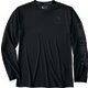 T-shirt manches longues - CARHARTT - UPF 40+ - 100 % polyester - Noir