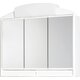 Armoire de toilette - Blanc - L590mm x H 510mm x  P160mm