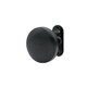 Patère champignon – CIME – 1 tête ronde – Acier noir mat – Style industriel