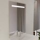 Ensemble meuble salle de bain PMR – CREAZUR - 80 cm – Plan vasque résine – Miroir LED