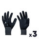 Lot de 3 gants Tricot polyester/spandex - Deltaplus - Taille 8